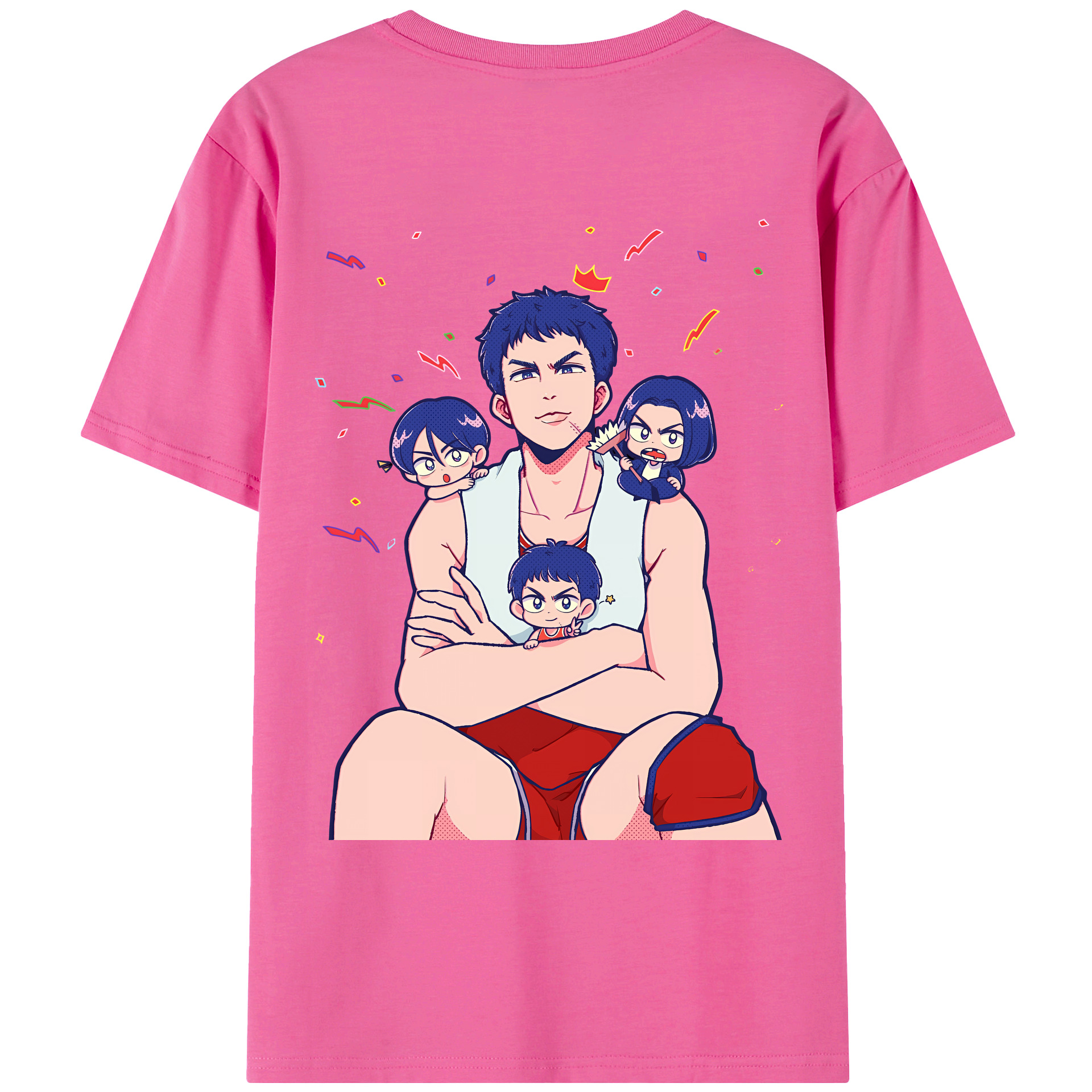 SLAM DUNK／スラムダンク レディース半袖Tシャツ(バックプリント)